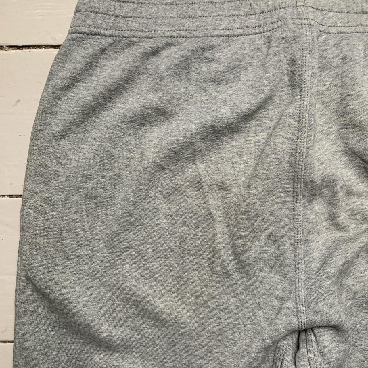 Nike Club Grey and Black Spellout Joggers