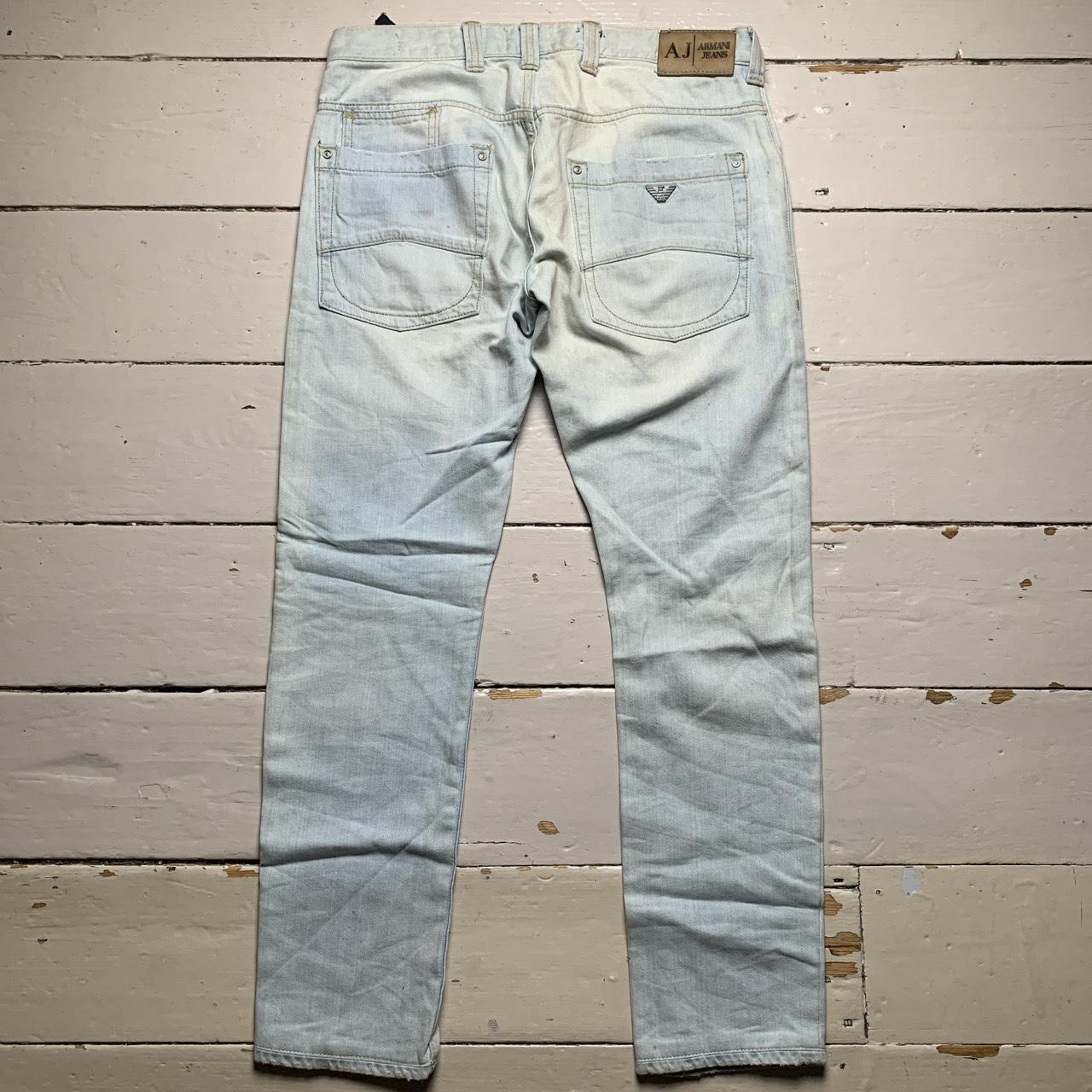 Armani J08 Vintage Light Blue Jeans