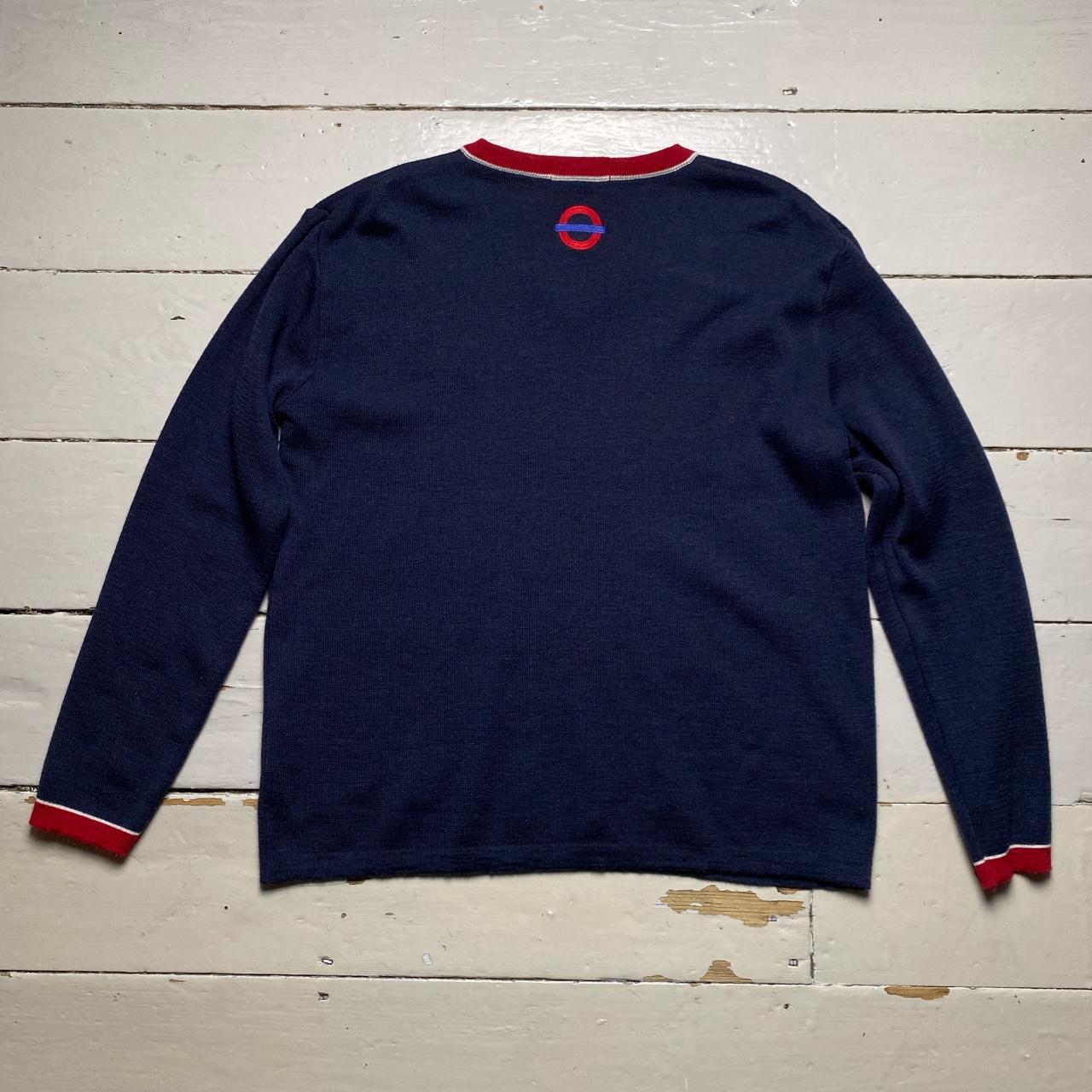 London Underground Hemingway Designs V Neck Jumper