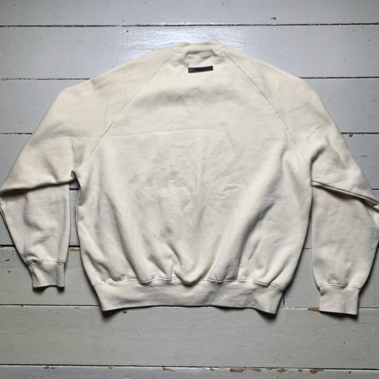 Fear Of God Essentials Cream Oversized Jumper