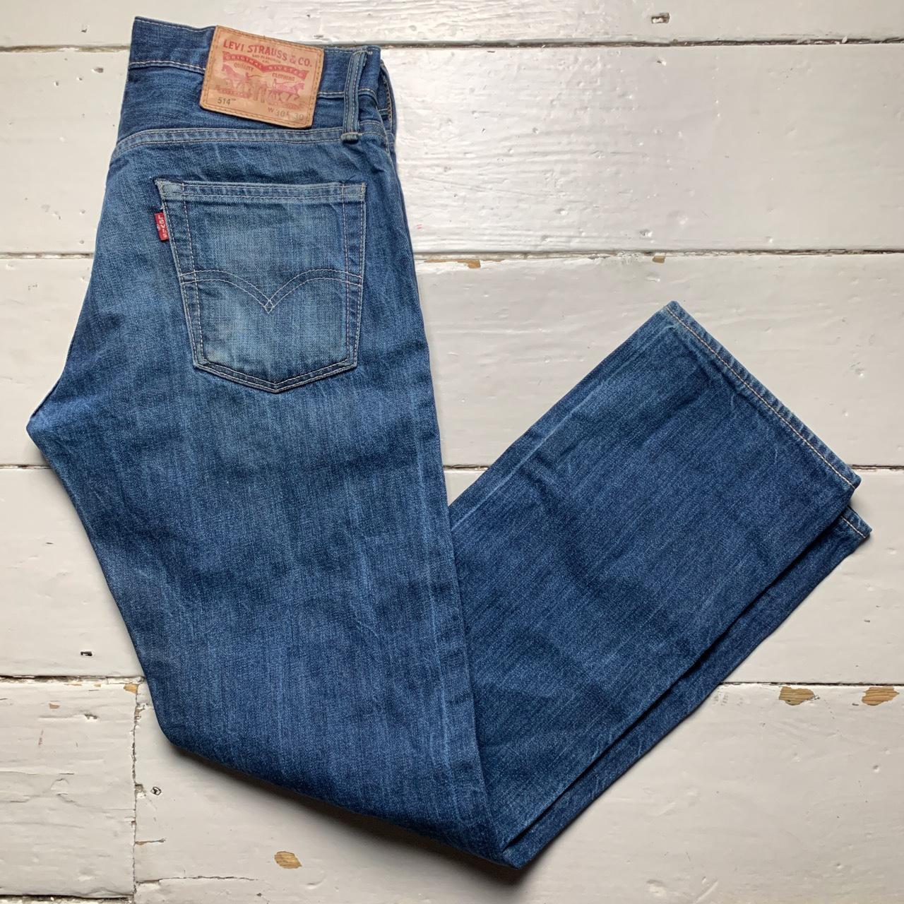 Levis 514 Navy Baggy Jeans