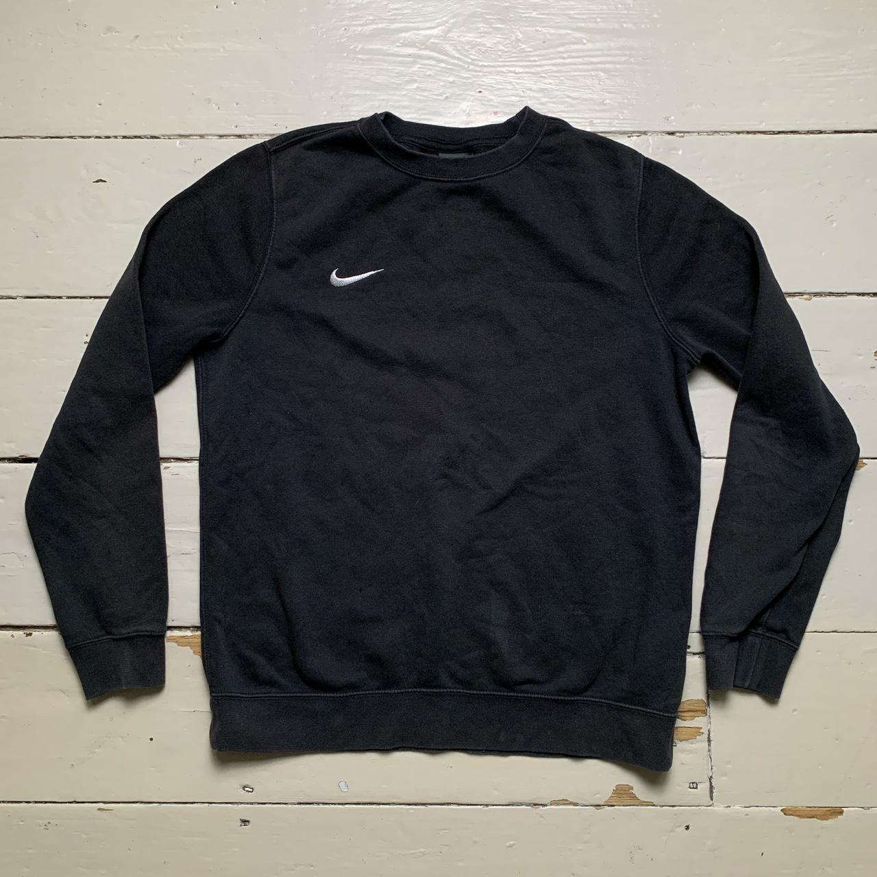 Nike Swoosh Black and White Jumper