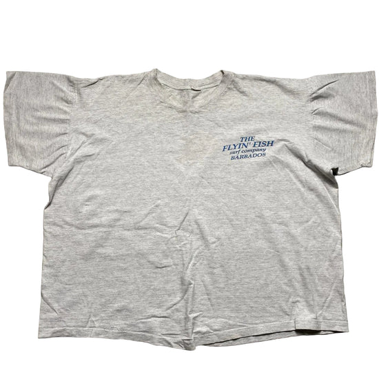 Flyin Fish Cropped Womens Grey Oversized T Shirt (L)