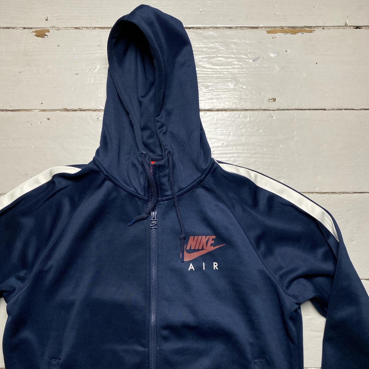 Nike Air Navy Red and White Hoodie