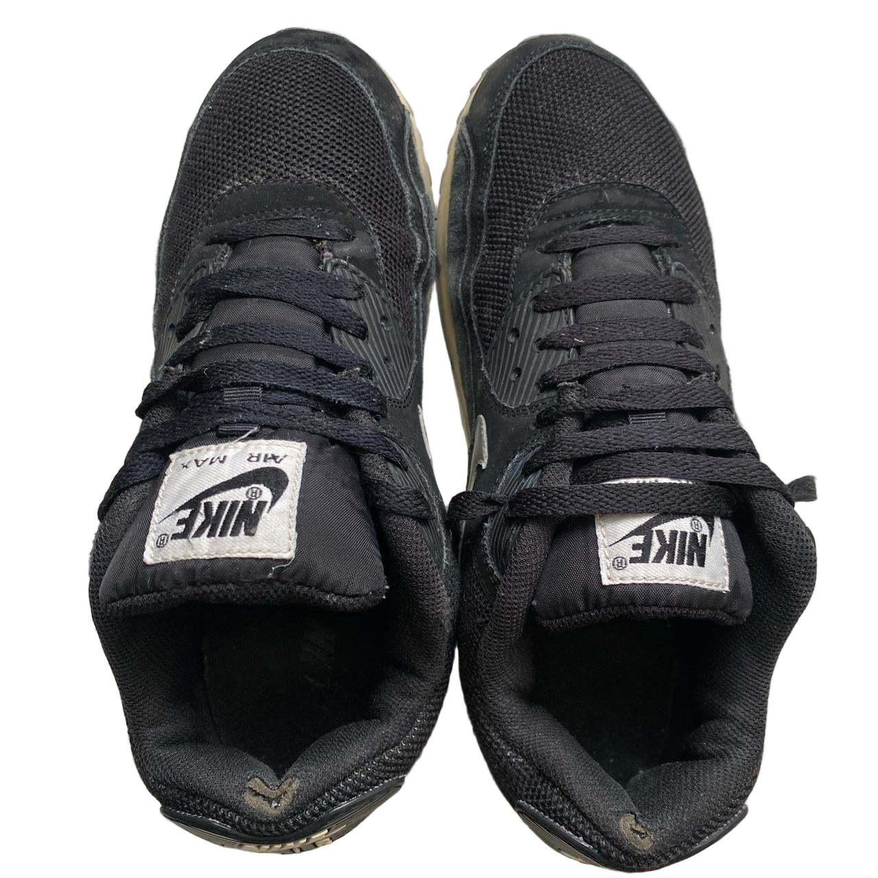 Nike Air Max 90 Black and Silver (UK 8)