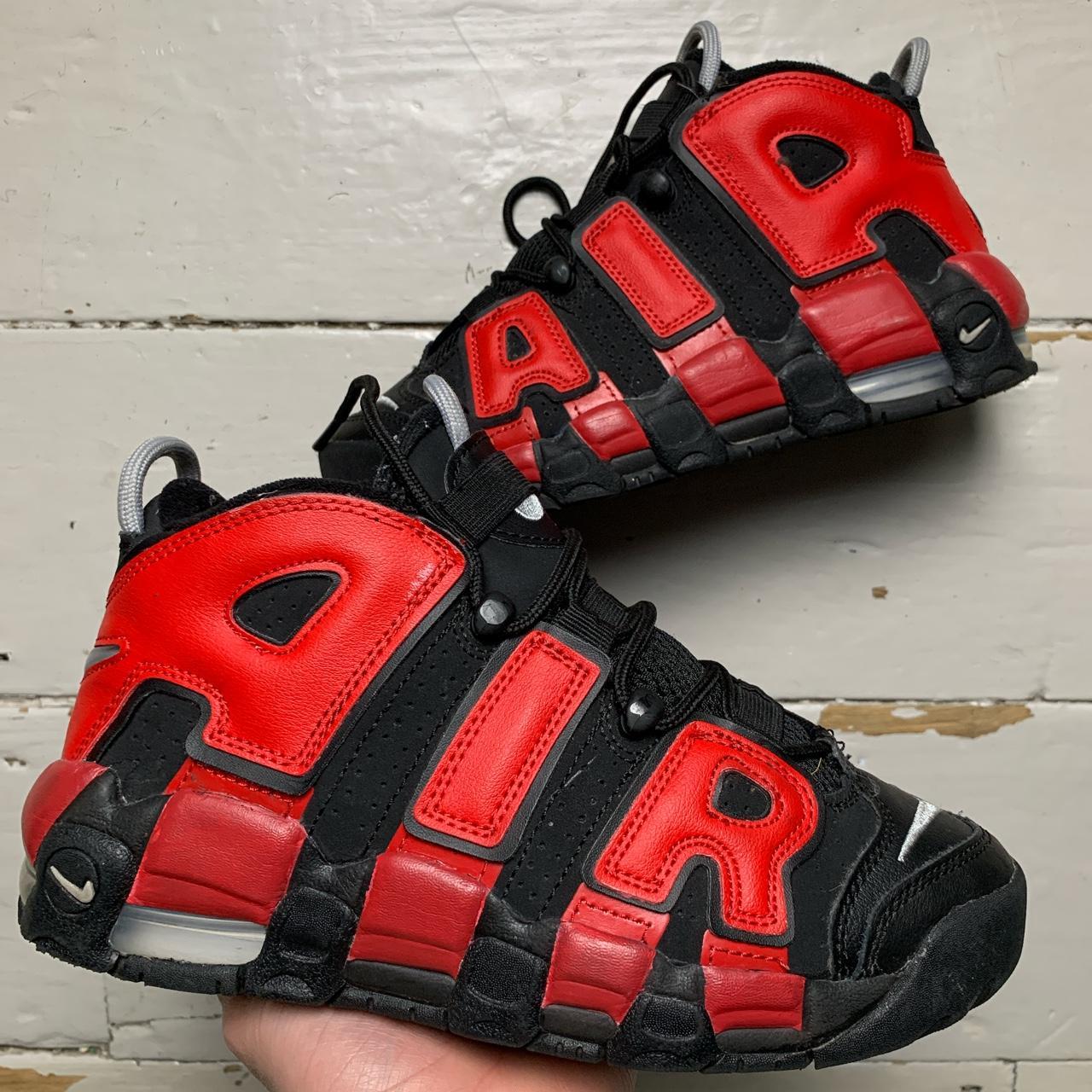 Nike Air More Uptempo Pippen Red Navy and Black