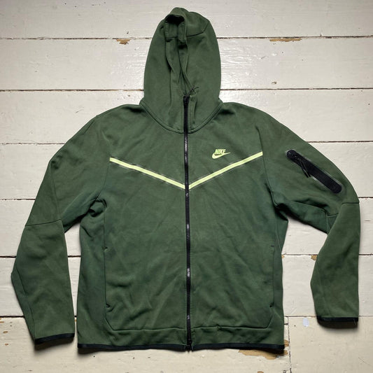Nike Tech Fleece New Season Green Hoodie