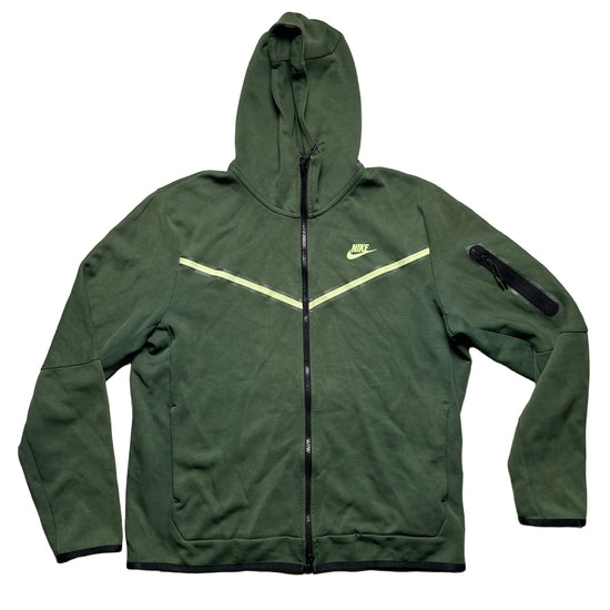 Nike Tech Fleece New Season Green Hoodie (L)