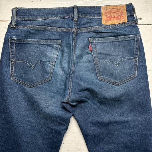 Levis 511 Vintage Navy Slim Jeans