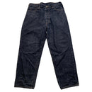Evisu Vintage Lot 0118 Charcoal and Red White Daicock Swoosh Baggy Jeans (38W)