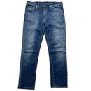 Levis 511 Navy Slim Stonewash Jeans (34W)