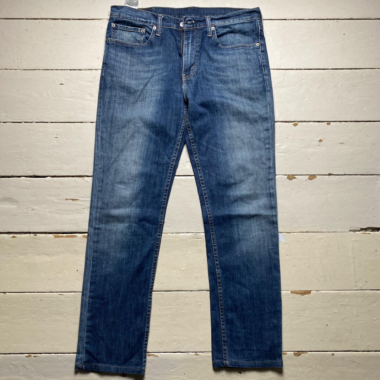 Levis 511 Navy Slim Stonewash Jeans