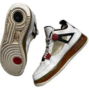 Jordan 4 Fusion Air Force 1 White and Varsity Red (UK 8)