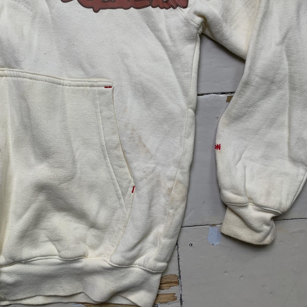 Nickelson Vintage Graffiti Cream Hoodie