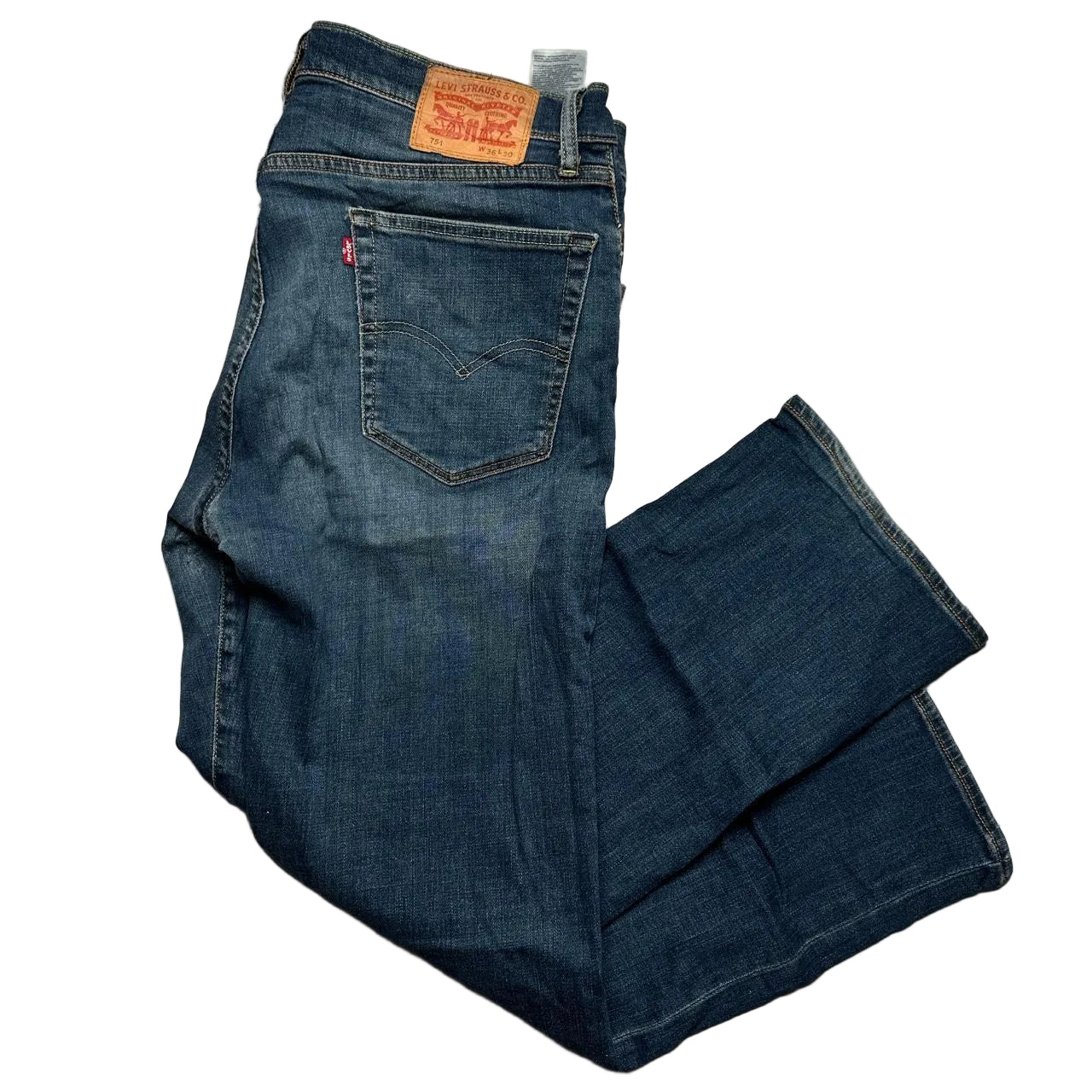 Levis 751 Baggy Navy Jeans (36W)