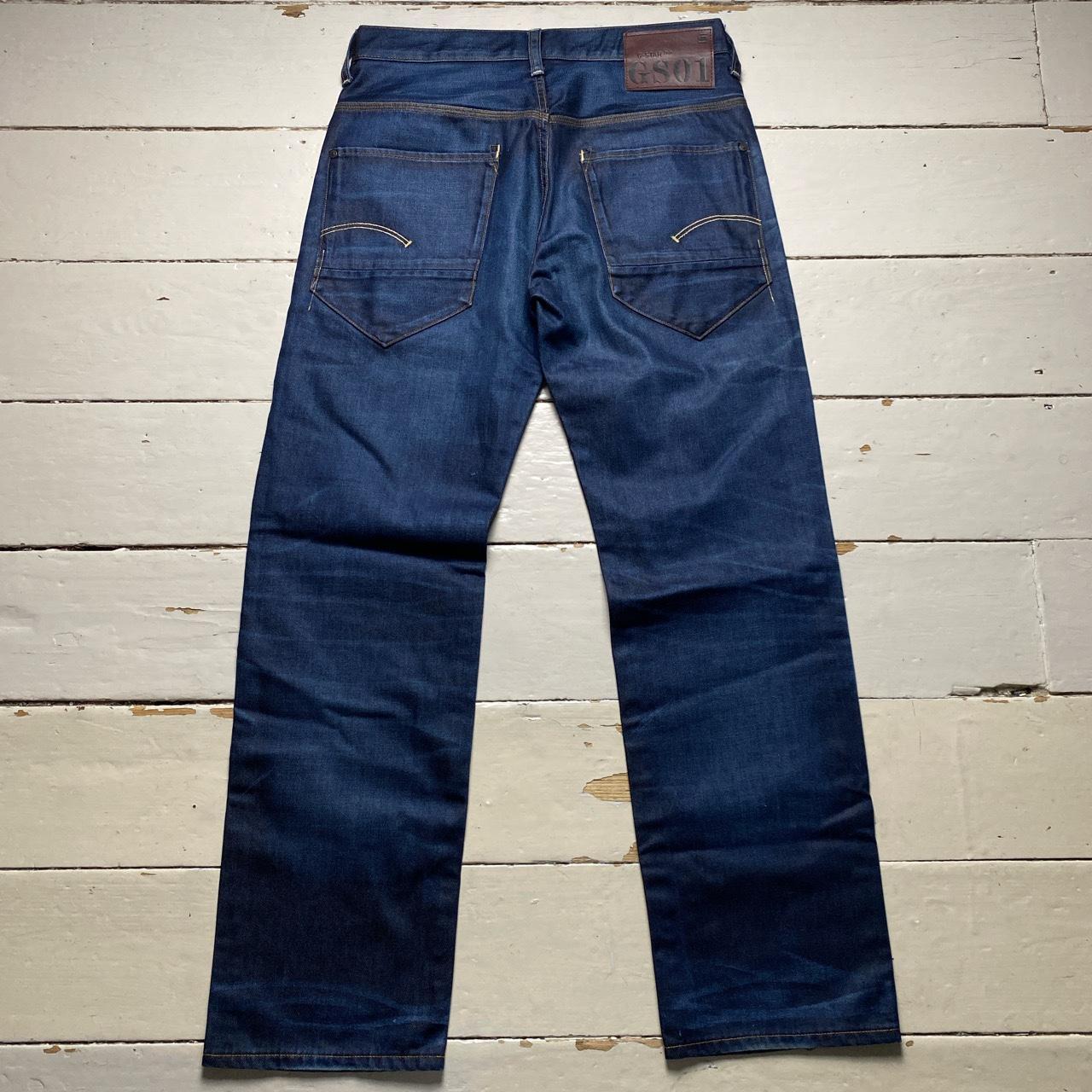 G Star Dark Navy Baggy Jeans