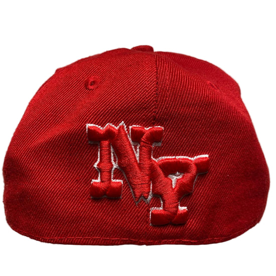 New York Vintage Red Fitted Cap