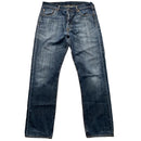 Levis 501 Stonewashed Navy Jeans (34W)