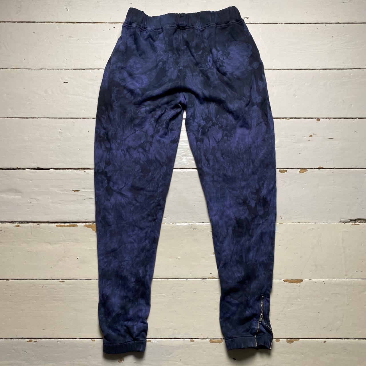 Trapstar Tie Dye Black and Blue Joggers