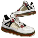 Jordan 4 Fusion Air Force 1 White and Varsity Red (UK 8)