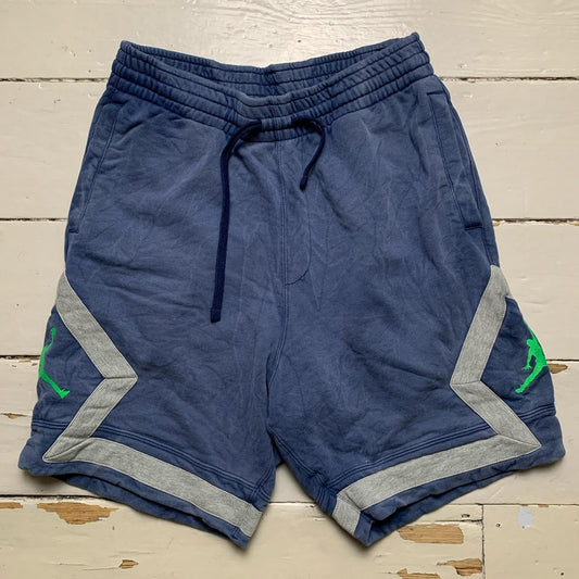 Jordan Blue and Green Shorts