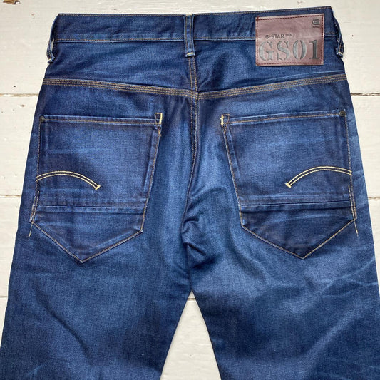 G Star Dark Navy Baggy Jeans