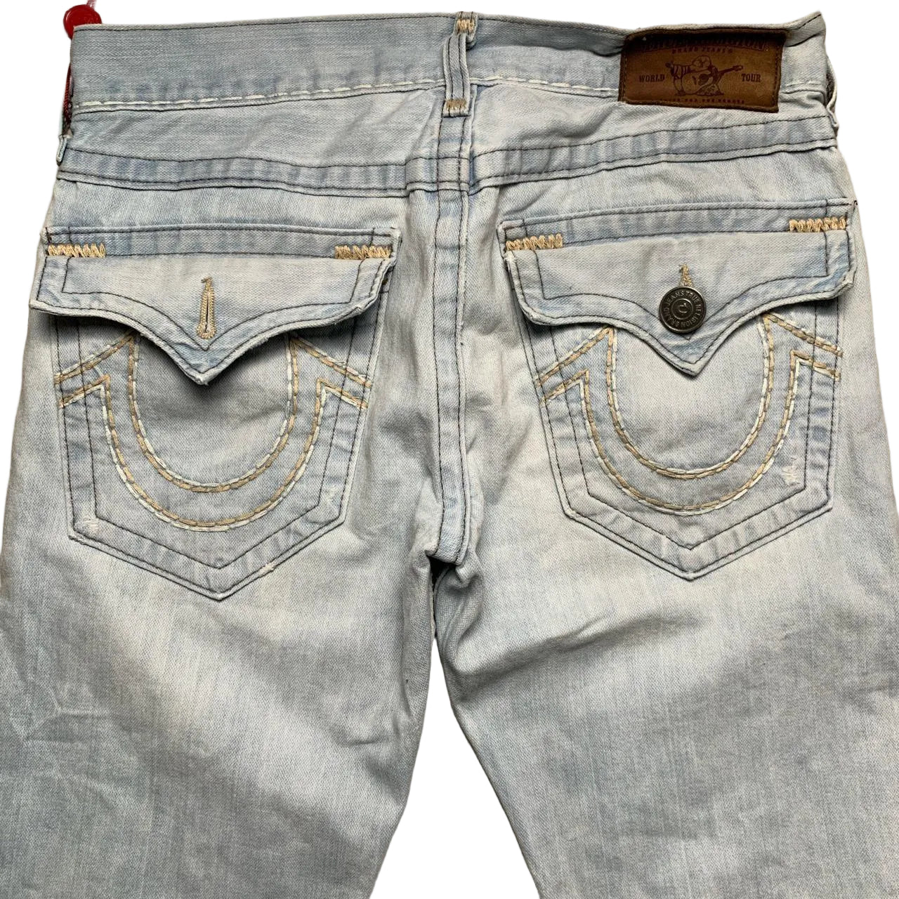 True Religion Ricky Super T Light Blue Jeans (30W)