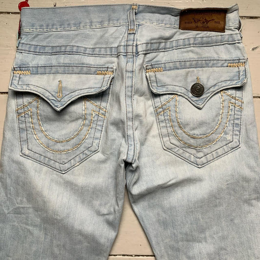 True Religion Ricky Super T Light Blue Jeans