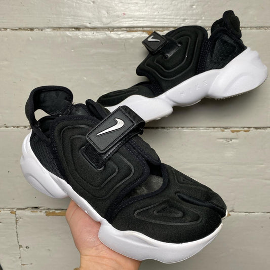 Nike Aqua Rift Black and White Tabi Toe