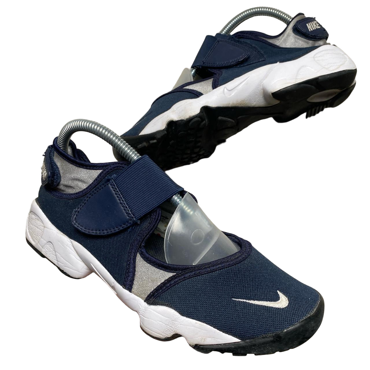 Nike Air Rift Navy Blue and White (UK 5.5)
