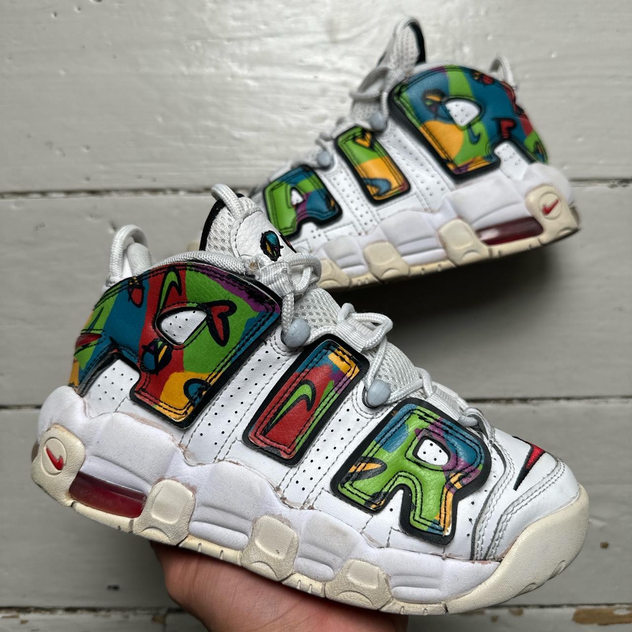 Nike More Uptempo Peace and Love