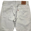 Levis Vintage 501 White Jeans