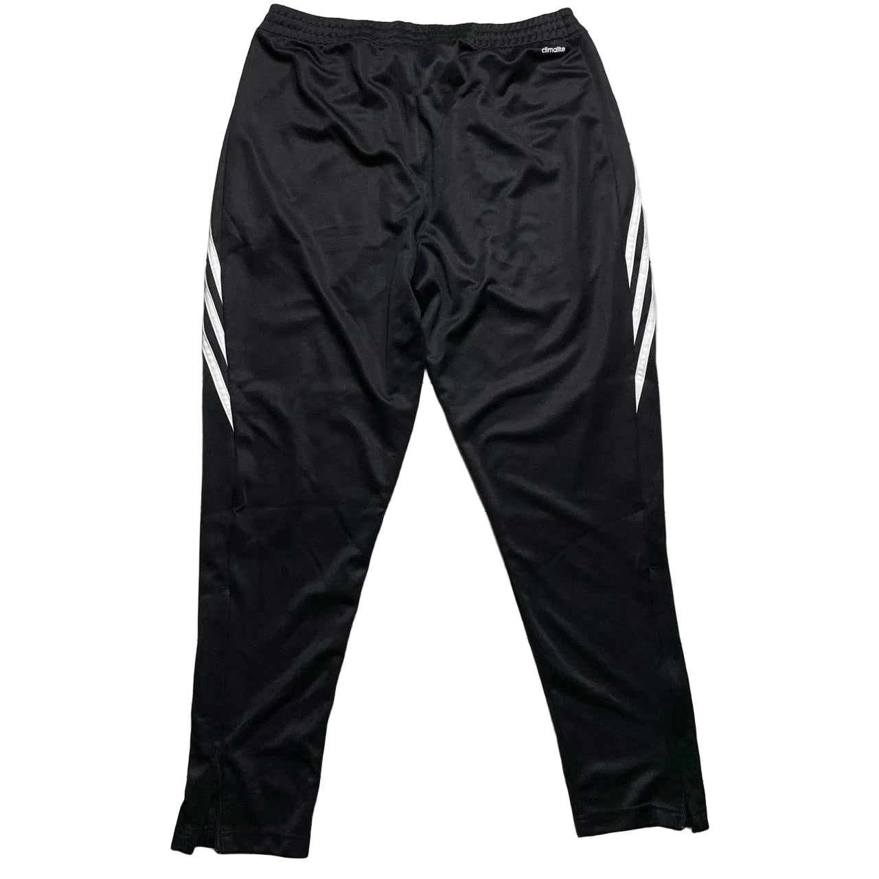 Adidas Black and White Slim Fit Trackpant Bottoms (XL)