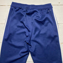 Adidas Navy and White Track Pant Slim Joggers