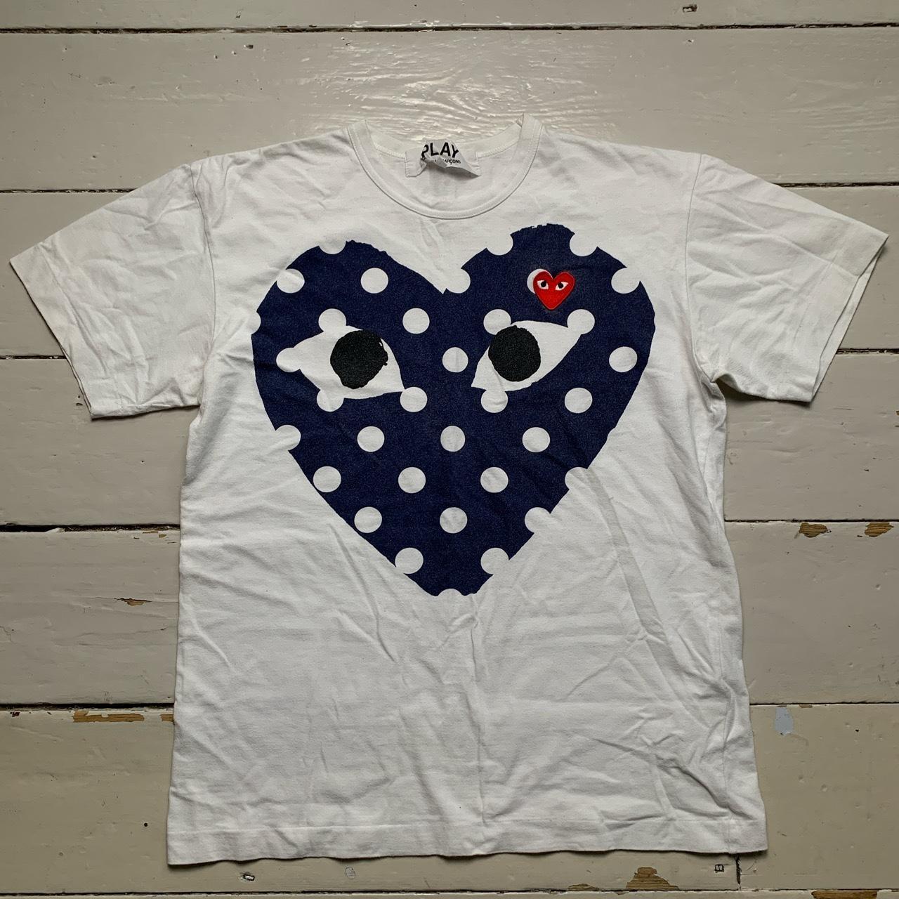 Comme des Garcons Play Heart T Shirt Polkadot