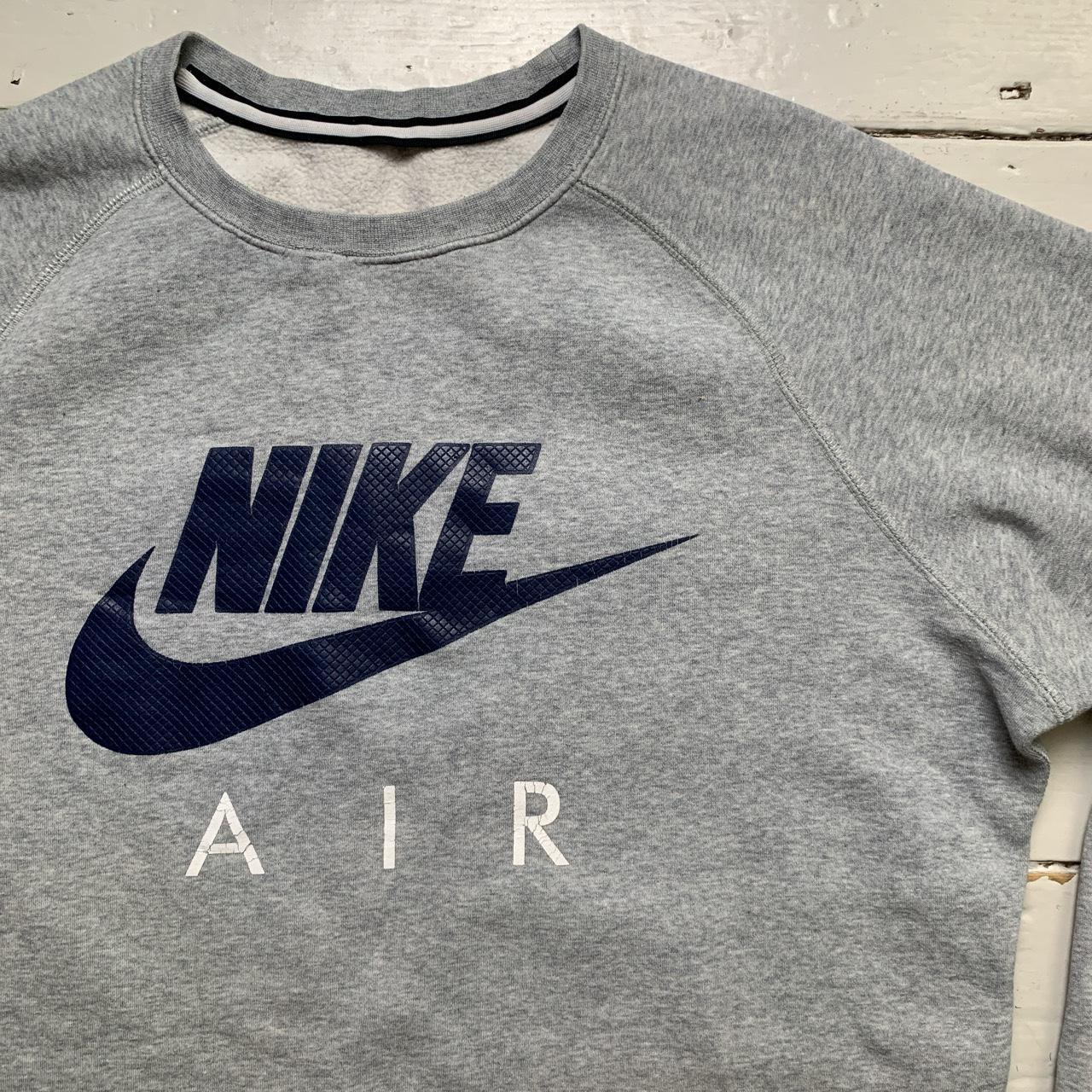 Nike Air Vintage Grey and Navy Jumper