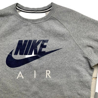 Nike Air Vintage Grey and Navy Jumper (M)