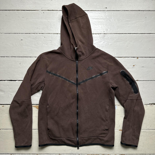 Nike Tech Fleece New Season Brown Hoodie