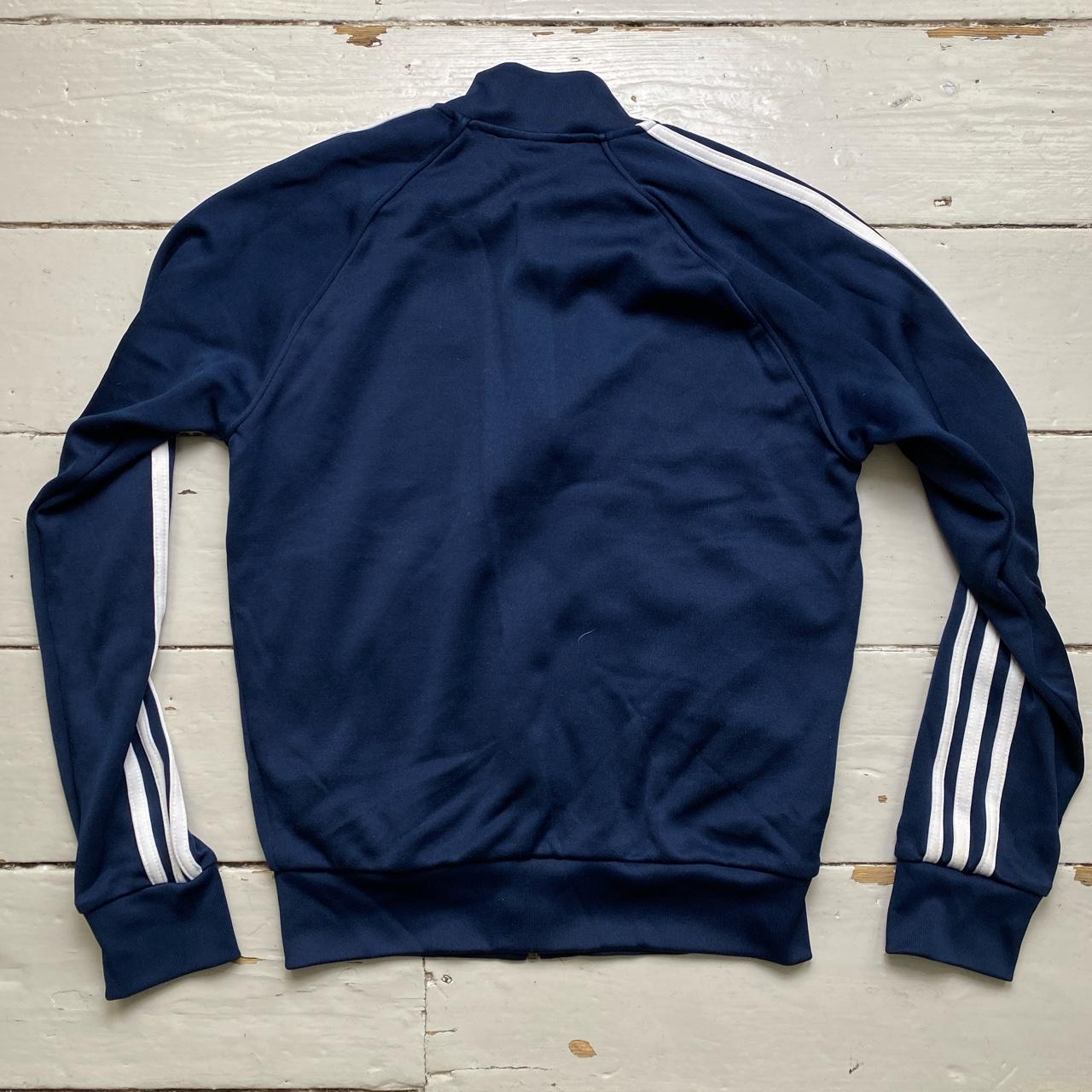 Adidas SST Navy and White 3 Stripe Full Tracksuit