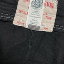 True Religion Black Big White Tri Stitch Baggy Joggers (S)