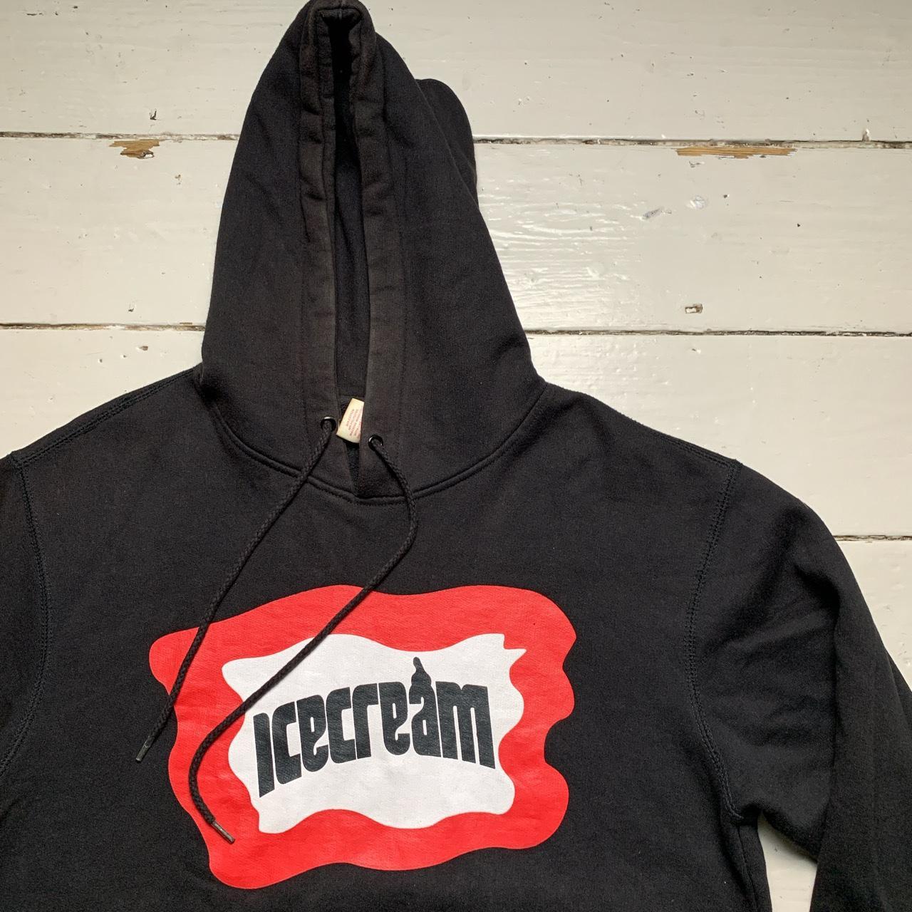 Ice Cream Billionaire Boys Club Black Red and White Hoodie