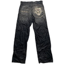 Ecko Unlimited Vintage Snake and Skull Embroidery Jeans