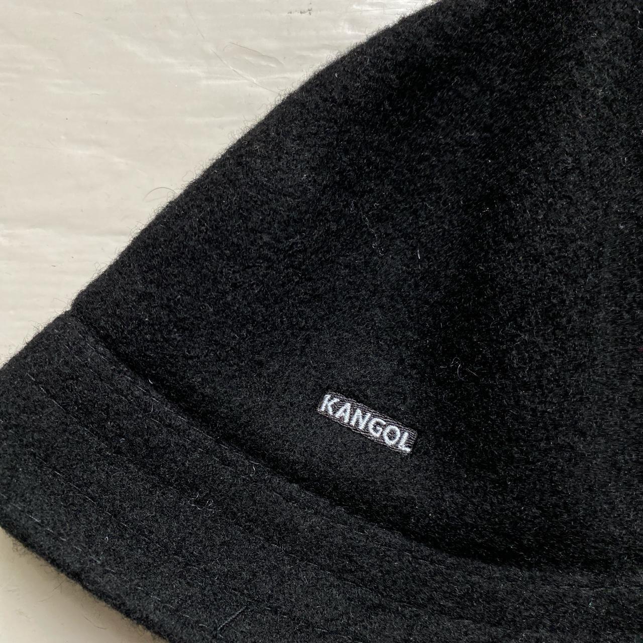 Kangol Vintage Wool Black ad White Bucket Hat