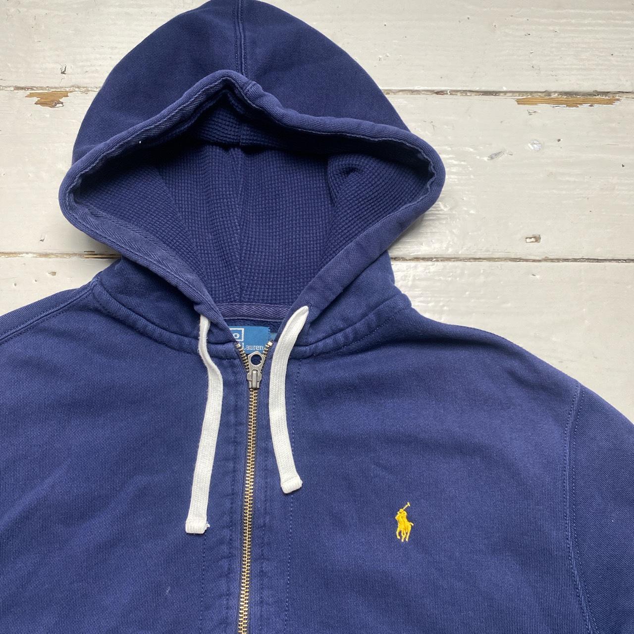 Ralph Lauren Polo Navy and Yellow Pony Hoodie