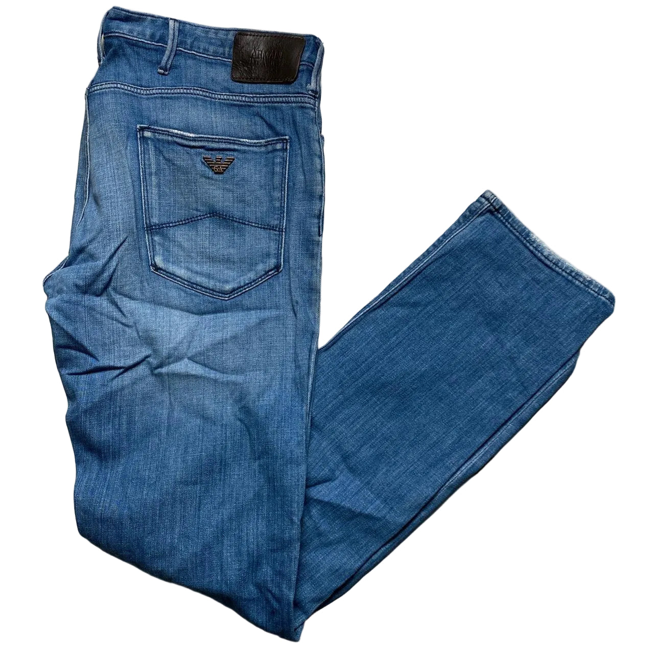 Armani Blue Slim Jeans (33W)