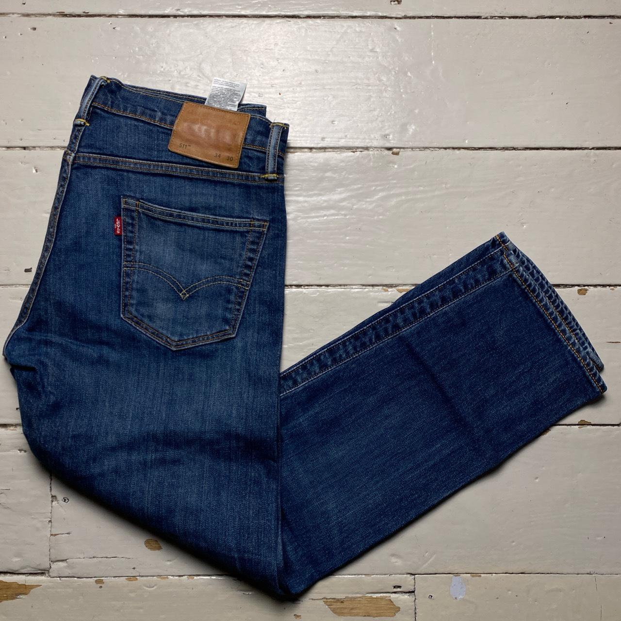 Levis 511 Slim Navy Jeans