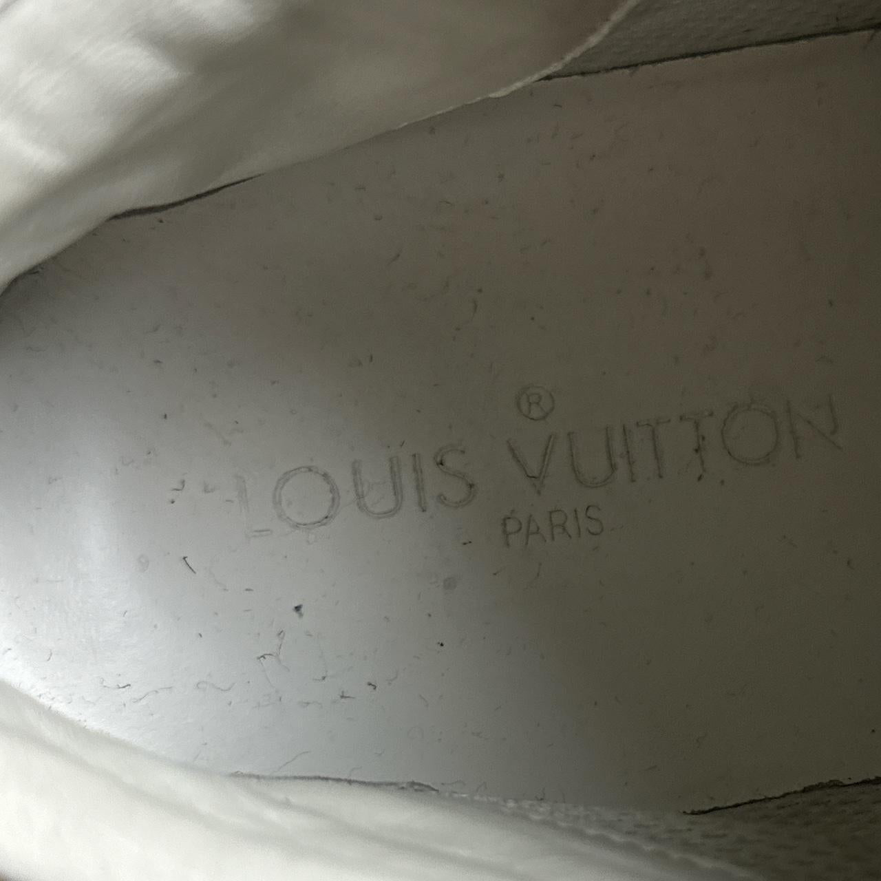 Louis Vuitton Acapulco Stars Monogram Mid Trainers Blue Yellow and White