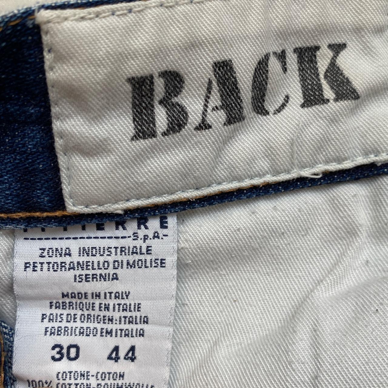 Dolce and Gabbana Vintage Backwards Reversed Jeans