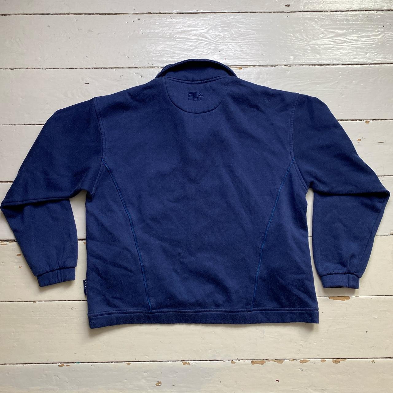 Fila Golf Vintage Navy Quarter Zip Jumper