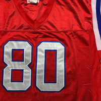 Fryar Mitchell and Ness American Football NFL Jersey Red White and Blue (L)